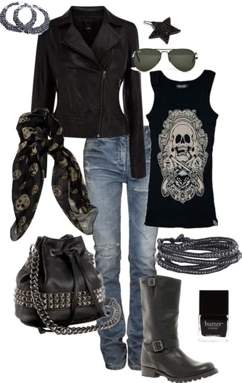 10 Chic Girls Biker Outfits Combinations this Season