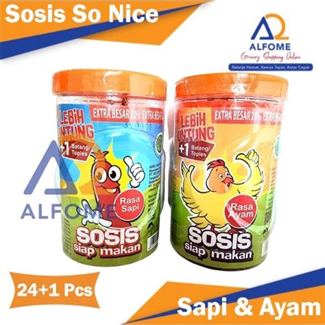 Jual Sosis So Nice Extra 20% / Sosis Siap Makan Murah Meriah ...