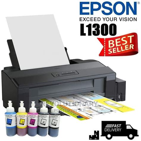 Epson L1300 Ink Tank Colour Printer Prints Up To A3+ Size For Sublimation - INKTEK PRINTCARE NIG LTD