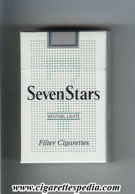 Seven Stars 7 (Menthol Lights Filter Cigarettes) KS-20-H - Japan - Cigarettes Pedia