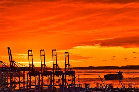 Auckland harbour sunrise, Friday. : r/auckland