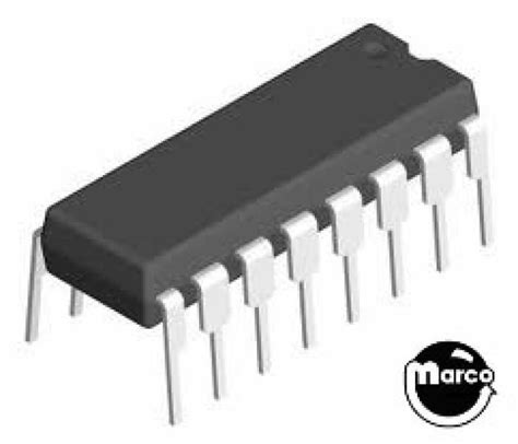 IC - 16 pin DIP CD4543 BCD to 7-Seg. - MC14543 - Marco Pinball Parts