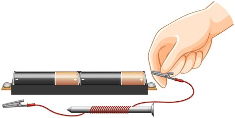 Simple electric circuit with battery 11668024 Vector Art at Vecteezy