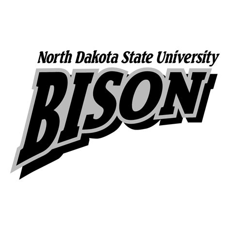 NDSU Bison Logo Black and White (4) – Brands Logos