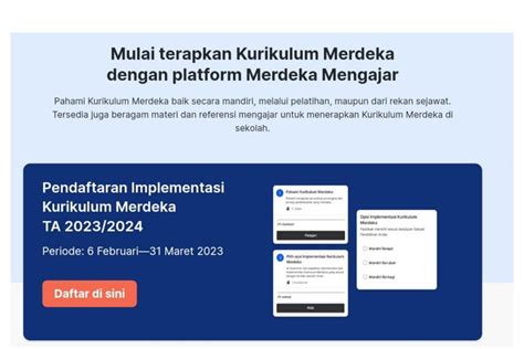 Cara Daftar Kurikulum Merdeka 2023 Melalui Merdeka Mengajar | Images and Photos finder