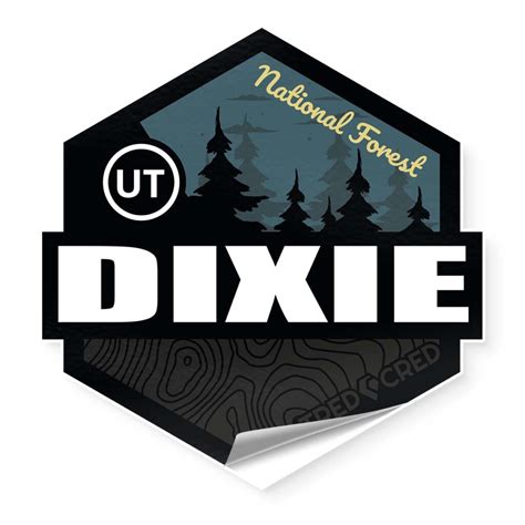 Dixie National Forest Sticker - Tred Cred