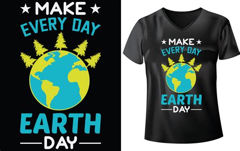 EARTH DAY T-SHIRT DESIGN 20297936 Vector Art at Vecteezy