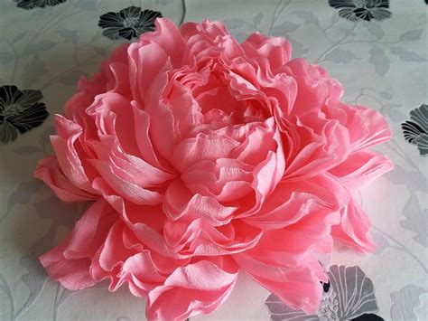 Giant Crepe Paper Peony/Large crepe paper flowers/Wedding decoration ...