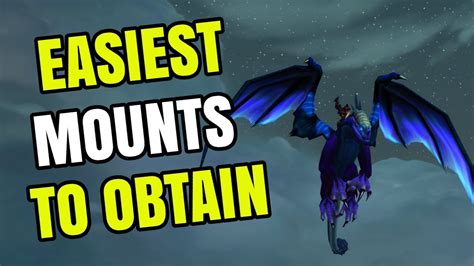 Easiest Mounts To Get In WoW | Mount Farming Guide 2020 - YouTube