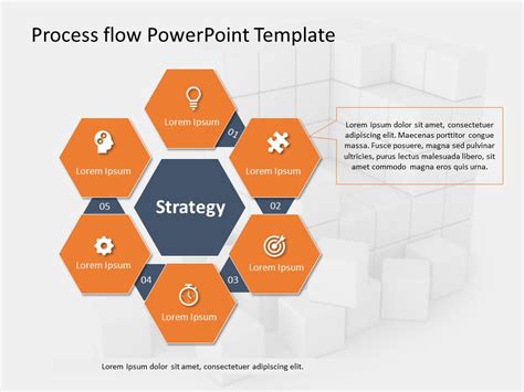 Business Process PowerPoint Template 15 | Powerpoint templates, Process flow, Business process