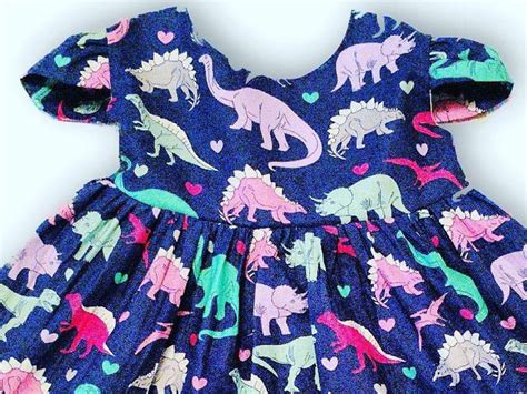 Dinosaur dress girls dinosaur dress toddler dinosaur dress | Etsy