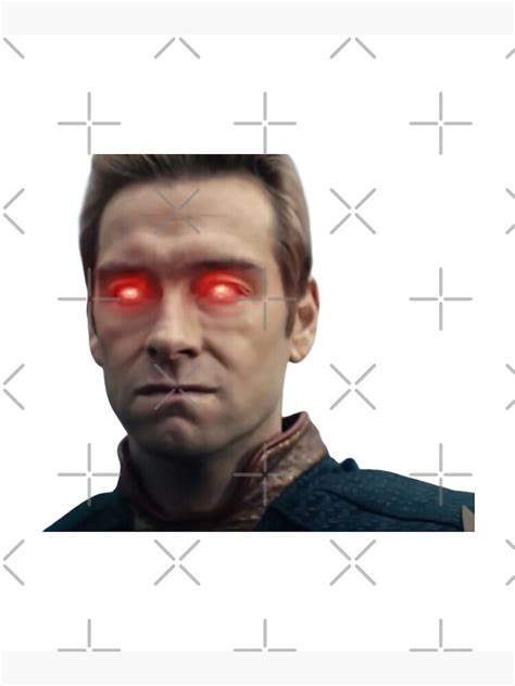 "HomeLander laser eyes" Poster for Sale by Texterous | Redbubble