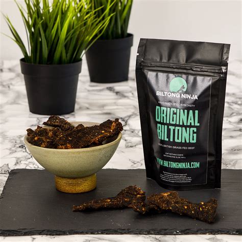 Handcrafted Biltong Three X 50g Bags Of Mixed Flavours By Biltong Ninja | notonthehighstreet.com