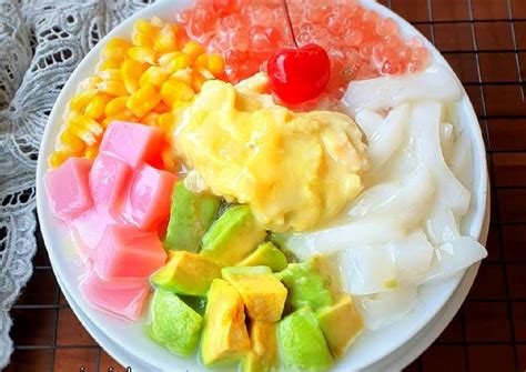 Resep Es campur buah dan Jelly oleh Giacinta Permana - Cookpad