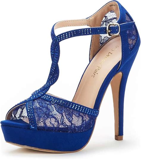 Amazon.com: royal blue heels: Clothing, Shoes & Jewelry