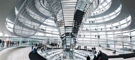 Inside the Reichstag Dome editorial stock photo. Image of city - 35966158