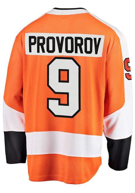 Ivan Provorov Philadelphia Flyers Mens Orange Breakaway Hockey Jersey ...