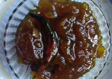 Raw mango achar Recipe by Mousona Kanrar - Cookpad