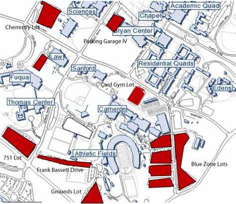 Parking Information for 2013 Commencement | Duke Today