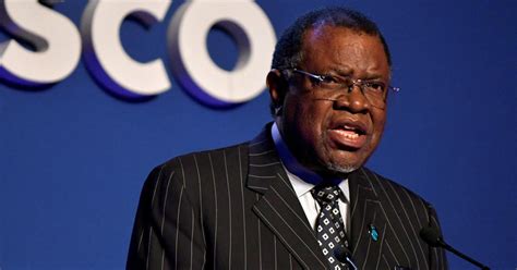 Namibian President Hage Geingob, anti-apartheid activist turned ...