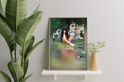 SZA Ctrl Album Poster Minimalistic - Etsy