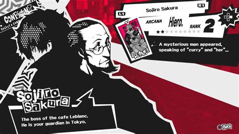 Persona 5 Confidant Guide - Sojiro