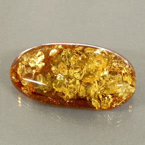 25.5 Carat Yellow Orange Amber Gem from Poland Natural and Untreated