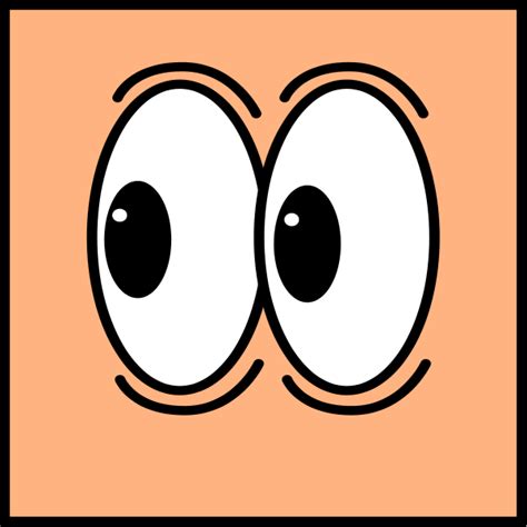 big cartoon eyes Eyes clipart looking left jpg – Clipartix