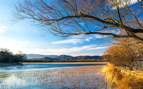 冬韵自然风景高清宽屏电脑壁纸_风景图片_素材吧