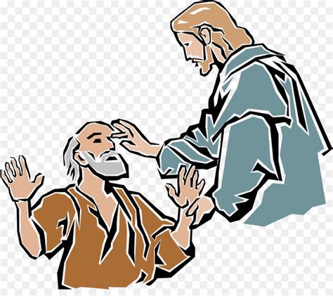 jesus heals the blind man clipart - Clip Art Library