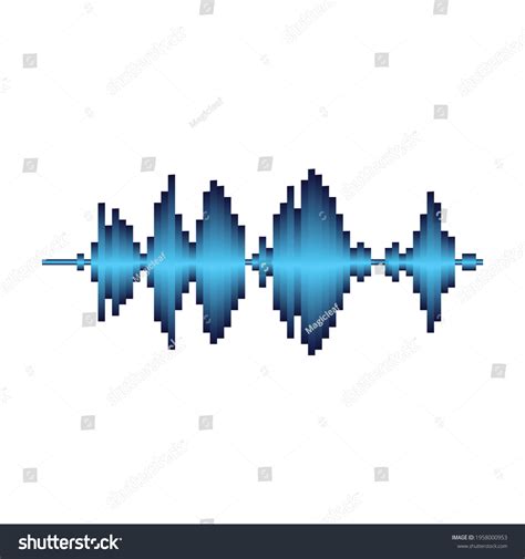 Sound Wave Vector Cartoon Icon Vector Stock Vector (Royalty Free ...