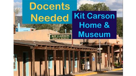 Volunteer Docents - Kit Carson House Museum | VOMO