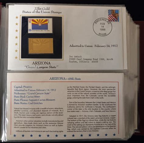 Lot - 22KT Gold Replicas of the 1976 US Flag Stamps