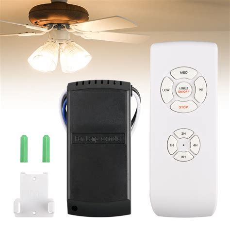 TSV Universal Ceiling Fan Light Remote Control and Receiver Complete ...