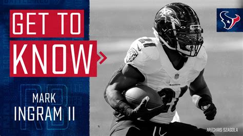 Get to know Houston Texans running back Mark Ingram II, signed as a ...