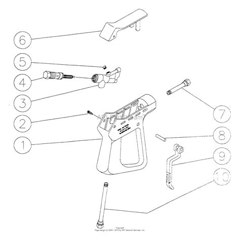 Pressure washer gun parts diagram – Ericvisser