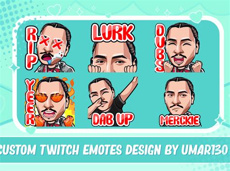 twitch emotes by Graphics For streamer on Dribbble