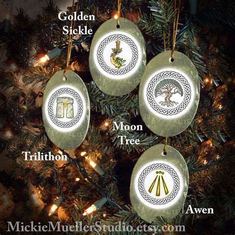 Druid Symbols, Old Symbols, Pagan Yule, Ornament Exchange, Ogham, Winter Solstice, Ornament ...