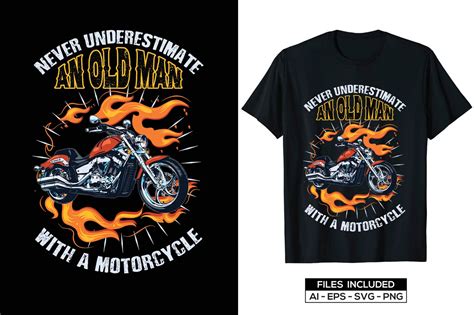 Motorcycle T-Shirt Design SVG Bundle - Master Bundles