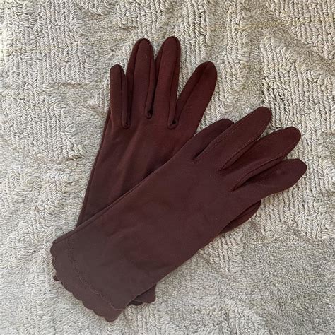 Womens #Vintage Brown Gloves FOWNES One size —... - Depop