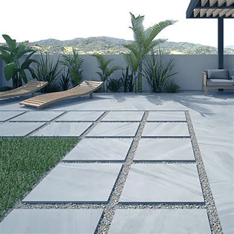 20mm Outdoor Porcelain Tiles | Modern backyard landscaping, Outdoor ...