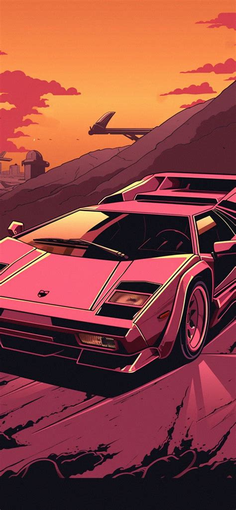 Pink Lamborghini Countach Wallpapers - Wallpapers Clan