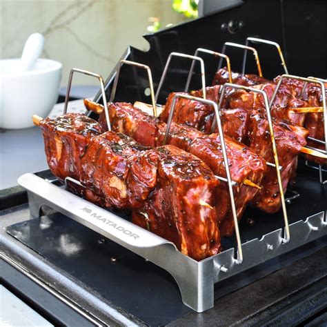 Matador BBQ Rib Rack Stainless Steel | Bunnings Warehouse