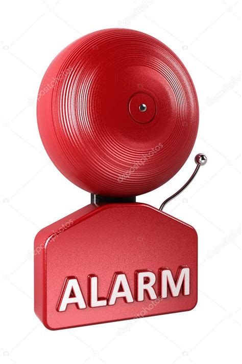 Alarm Bell over white — Stock Photo © creisinger #6272420