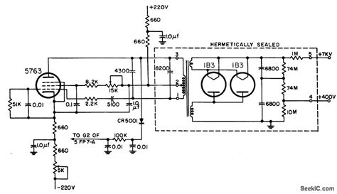 7_KV_A_F_PENTODE_OSCILLATOR_CRT_SUPPLY - Power_Supply_Circuit - Circuit Diagram - SeekIC.com