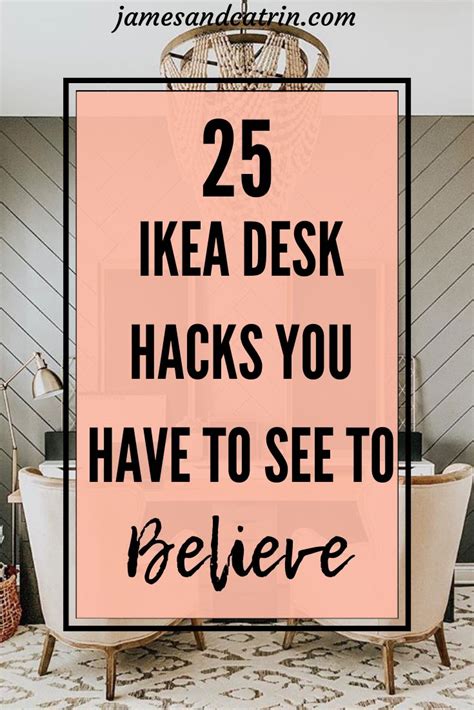 28 Ikea Desk Hacks That Will Inspire You All Day Long | Ikea desk hack, Ikea desk, Desk hacks