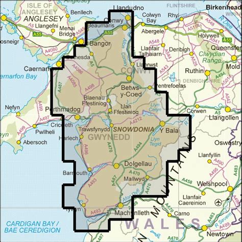 snowdonia map - Google Search