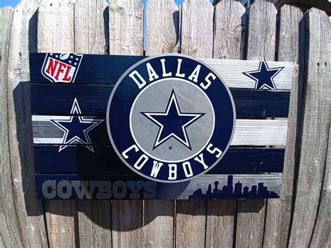 Dallas Cowboys Lighted Man Cave Sign 26-15 - Etsy