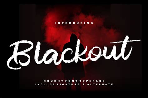 Blackout Font | Vunira | FontSpace