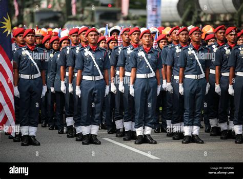 Kuala Lumpur, Malaysia. 31st August, 2017 : Military police squadron ...